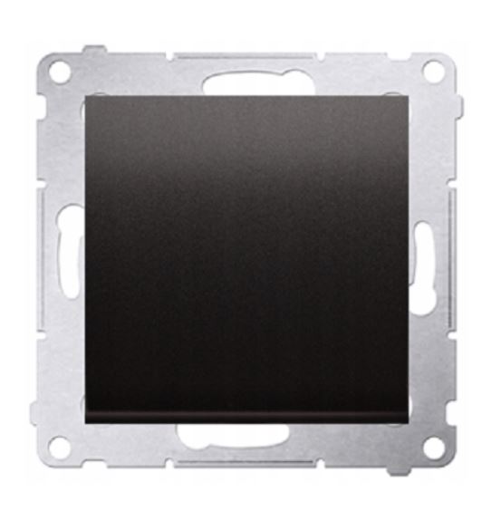 Simon54 Przycisk pojedynczy zwierny bez piktogramu DP1.01/48 antracyt