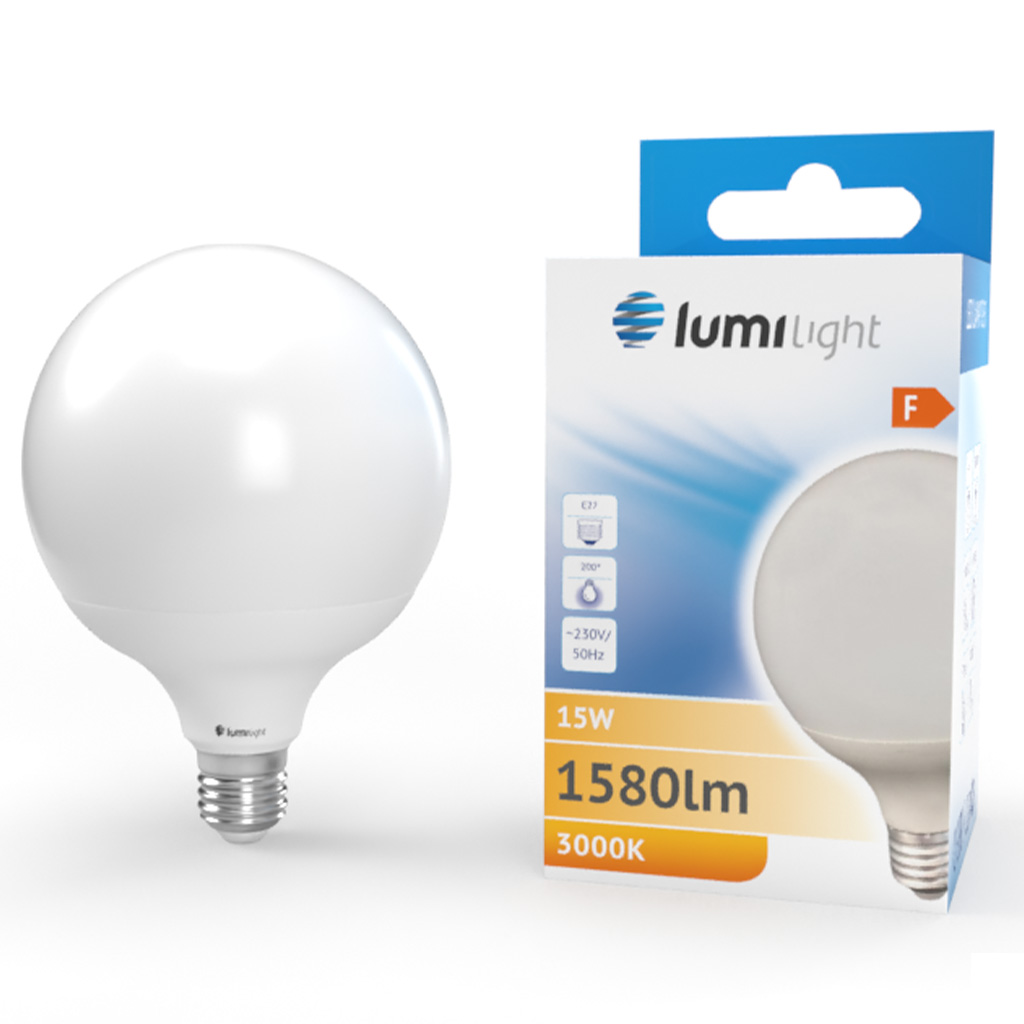 Żarówka LED G95 E27 15W ciepła barwa LL3326 LUMILIGHT