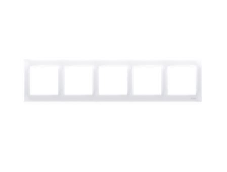 Simon54 Ramka na 5-moduły DR5/11 biały