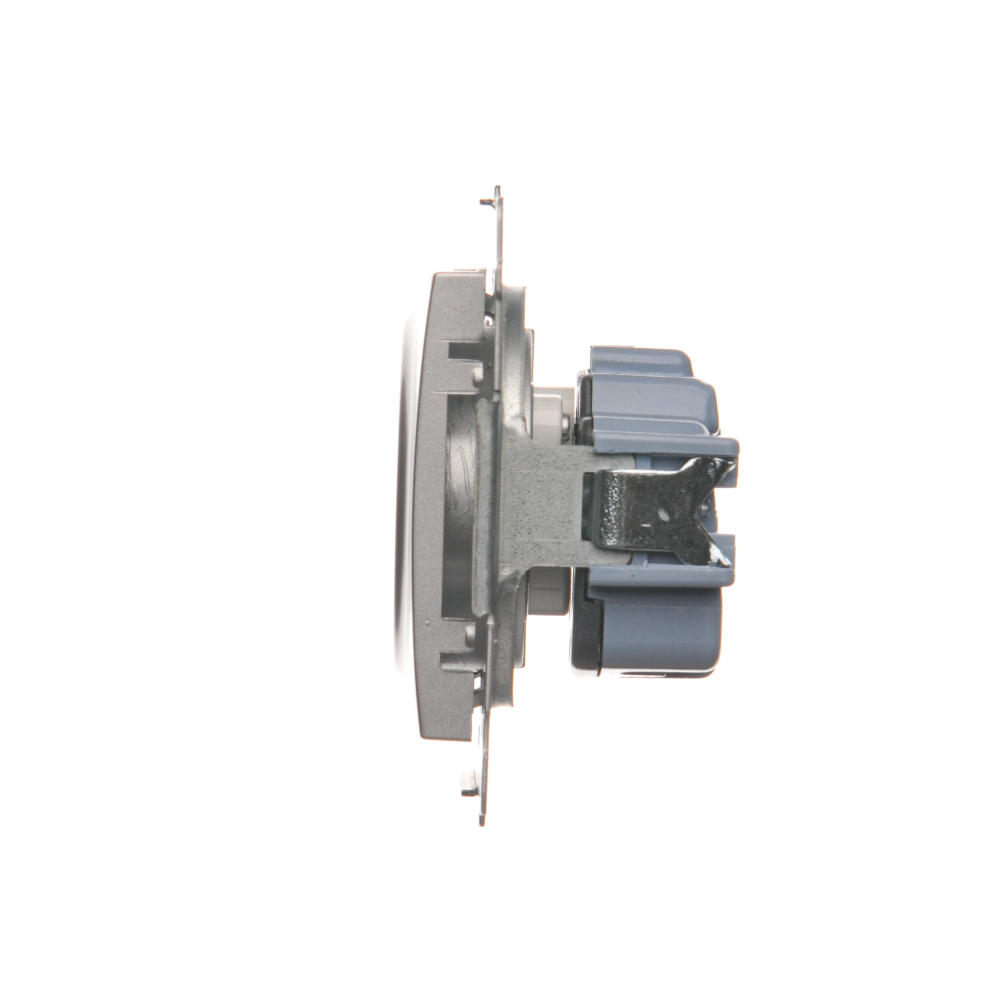 Simon54 Gniazdo wtyczkowe podjedyncze DG1Z.01/43 srebrny