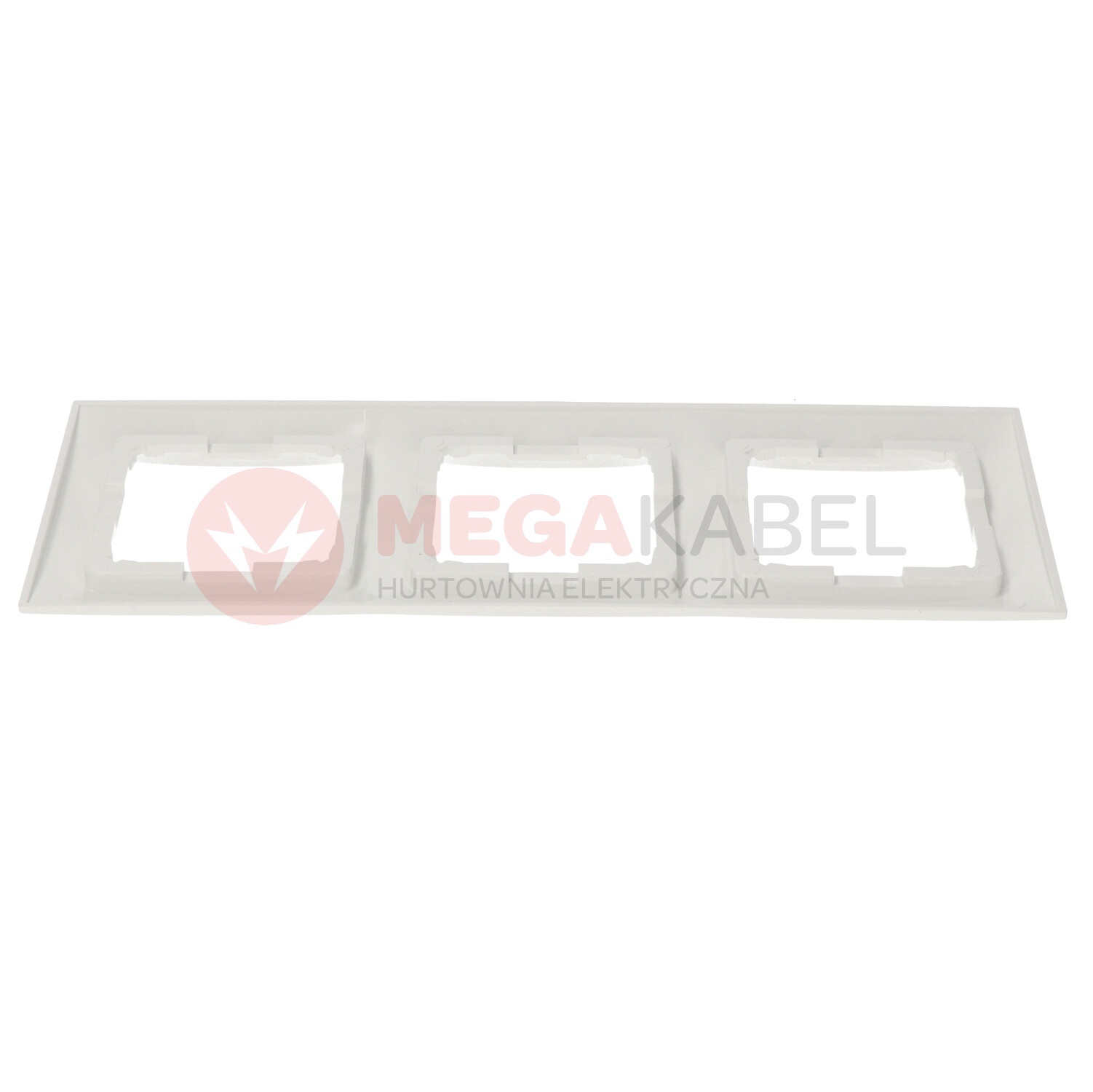 Simon54 Ramka na 3-moduł potrójna DR3/11 biała