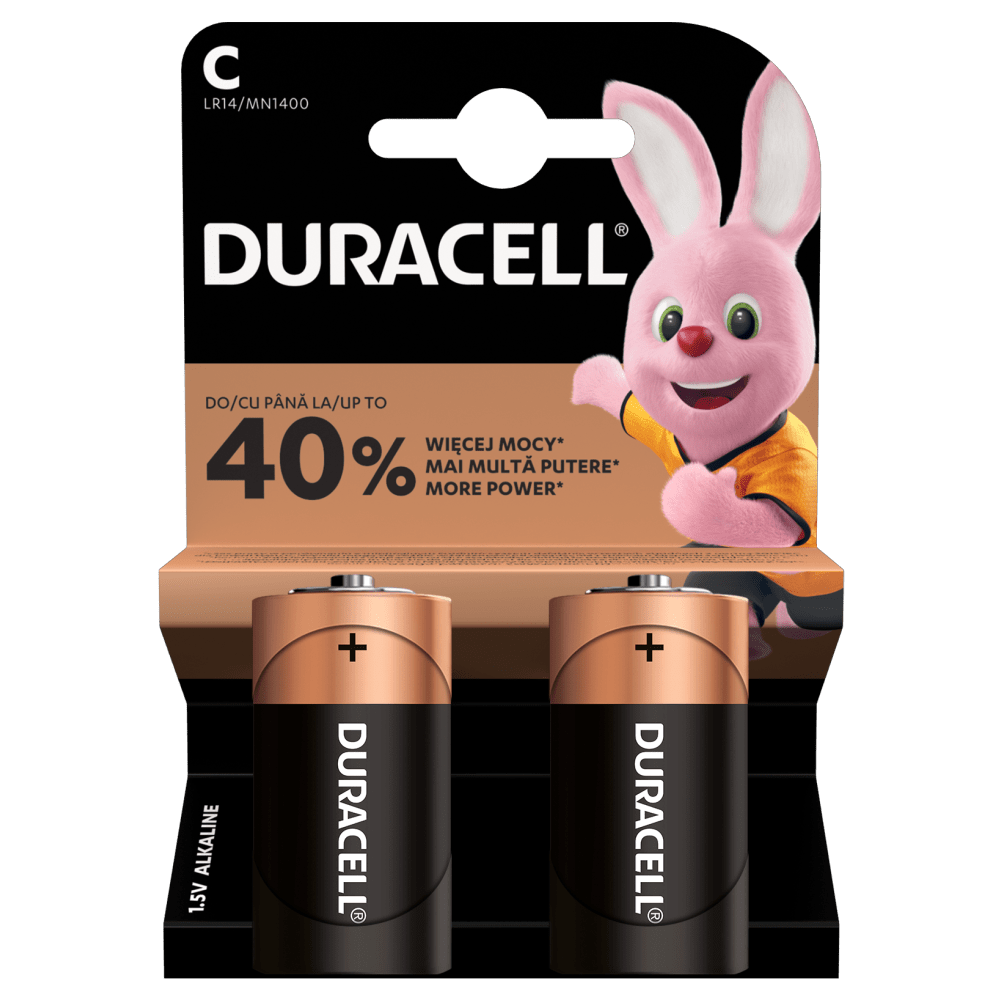 Baterie Duracell LR14 MN1400 Basic 2 sztuki DURACELL