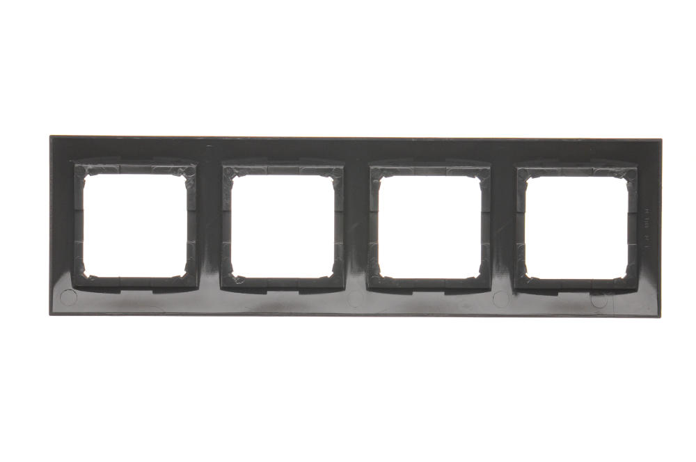 Simon54 Ramka 4- krotna DR4/46 brązowy