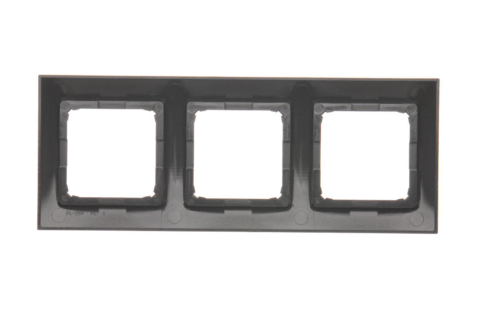 Simon54 Ramka na 3-moduł DR3/48 antracyt