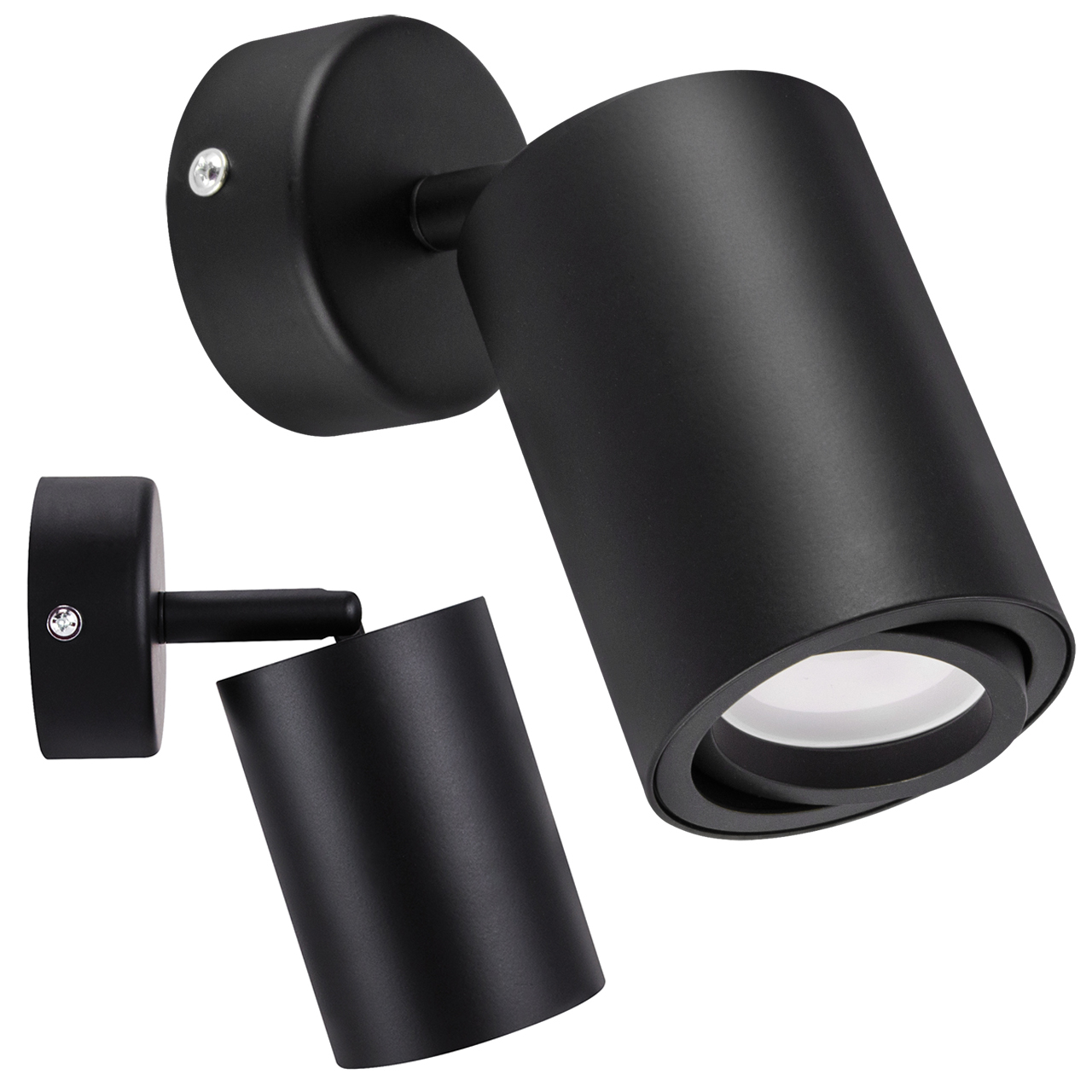 Lampa kinkiet oprawa ścienna BEMOL SPT regulowany spot 03534 GU10 czarny