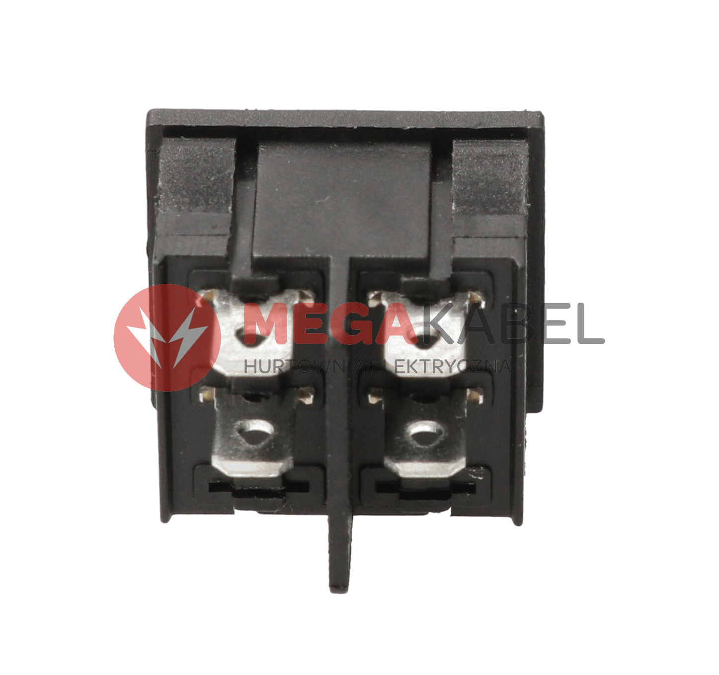 Przełącznik kołyskowy czarny 250V