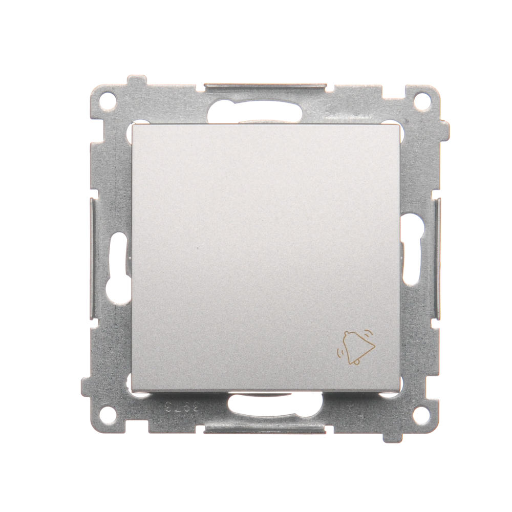 Simon54 Przycisk "dzwonek" DD1.01/43 srebrny