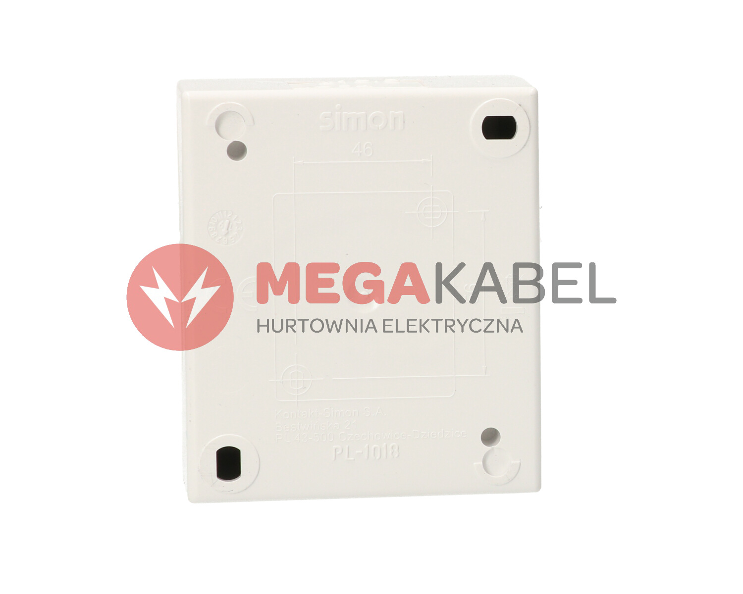 Aquarius Przycisk żaluzjowy hermetyczne 2-bieg AQZ1/11 biały SIMON