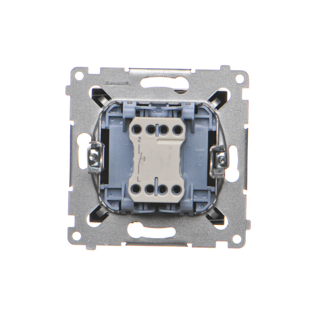 Simon54 przycisk pojedyńczy zwierny DP1.01/49 czarny mat