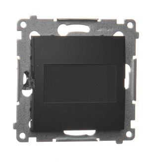 Simon54 zaślepka z mostkiem do ramek DPS.01/49 czarny mat