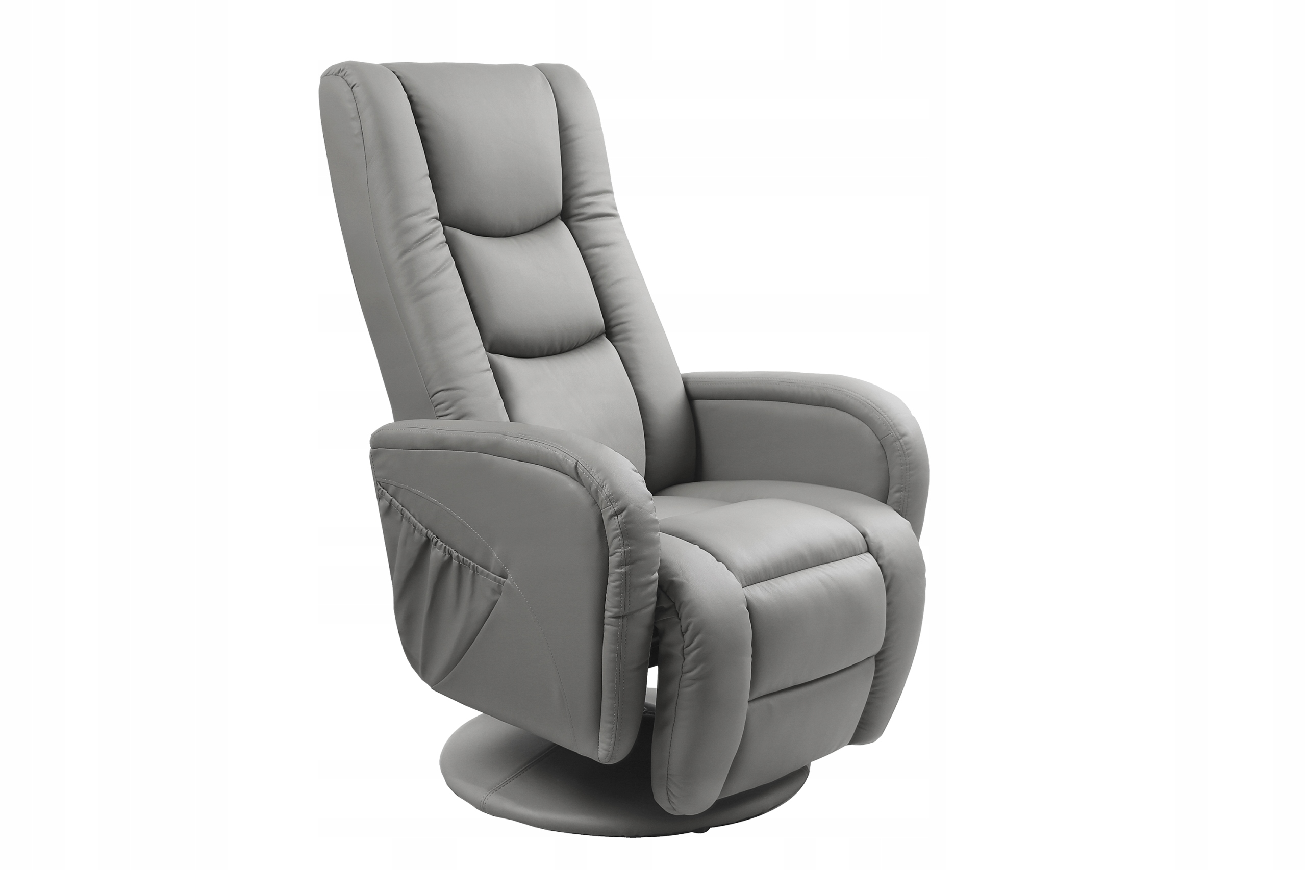 PULSAR recliner z funkcją masażu popielaty korina.pl.pl