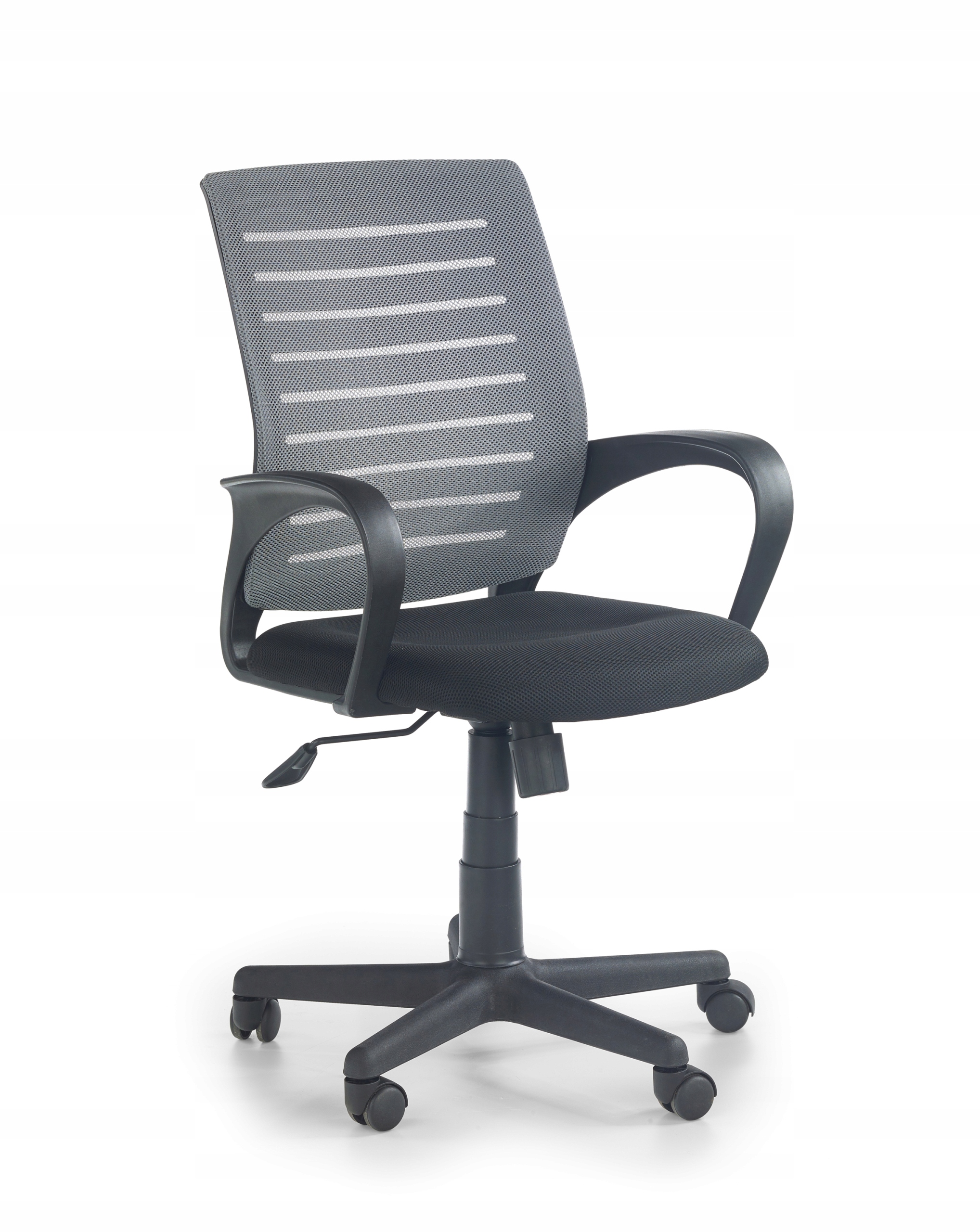 SANTANA fotel pracowniczy czarno-popielaty korina.pl.pl