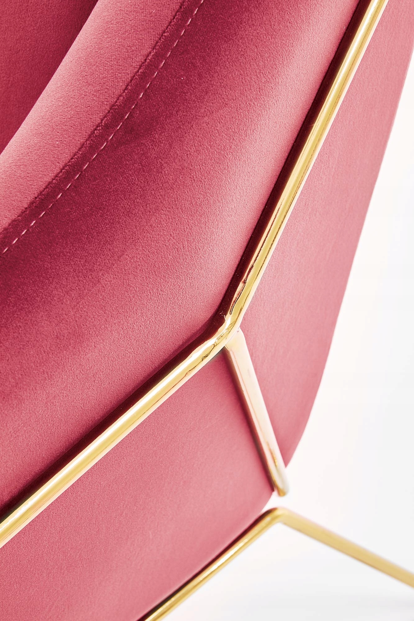 SOFT 3 fotel wypoczynkowy złoty stelaż, bordowy (1p=1szt) korina.pl.pl