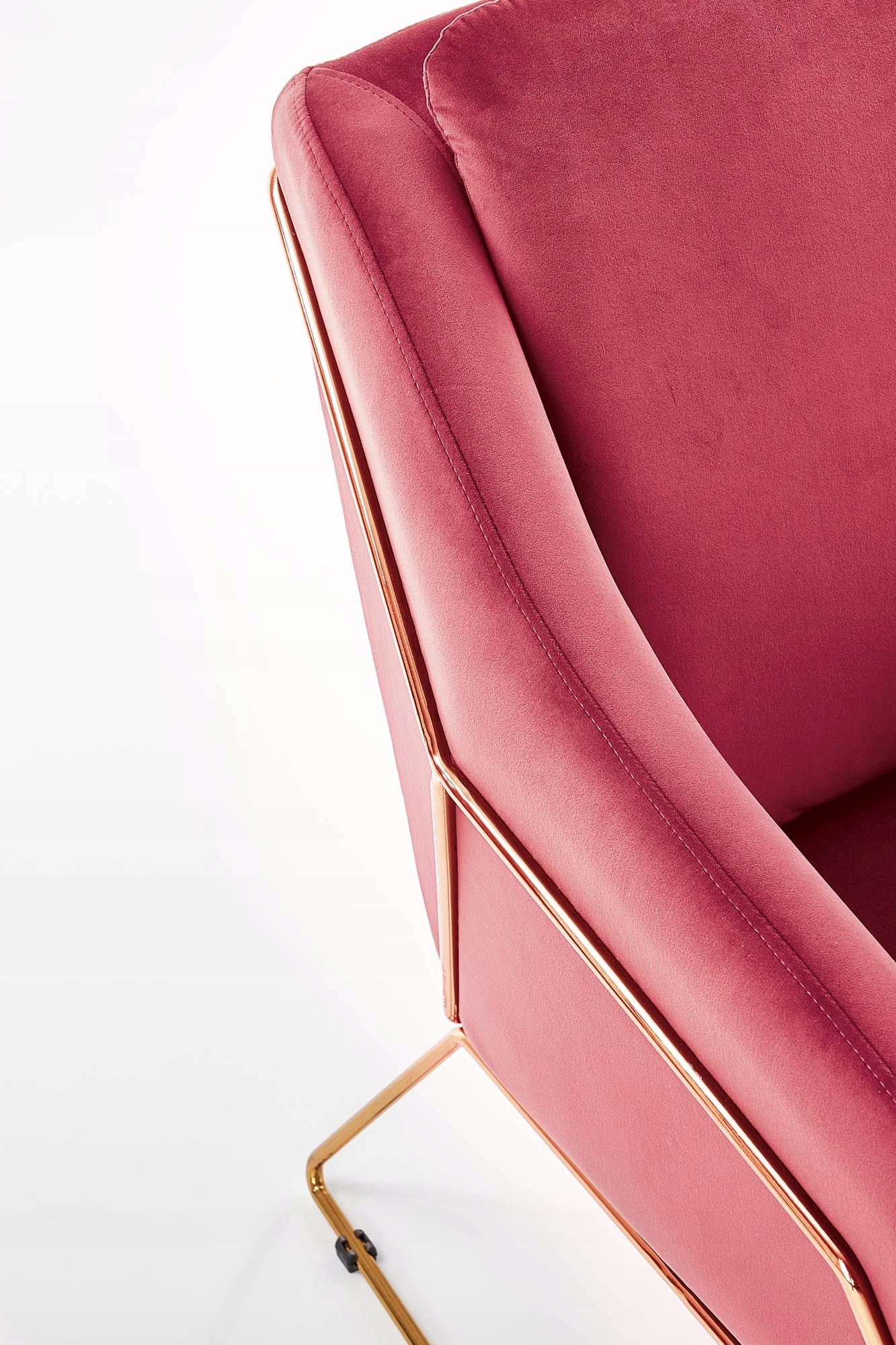 SOFT 3 fotel wypoczynkowy złoty stelaż, bordowy (1p=1szt) korina.pl.pl