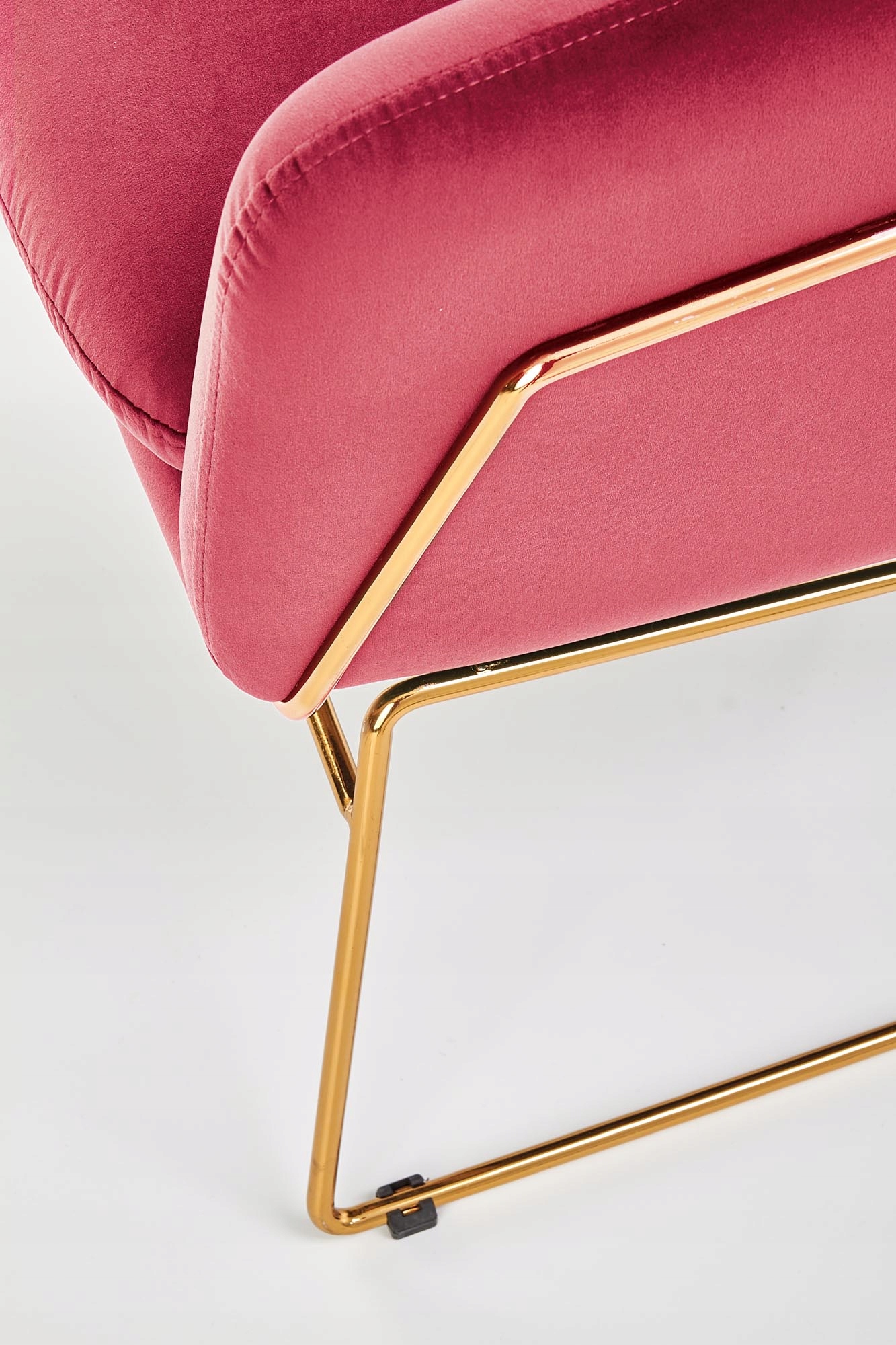 SOFT 3 fotel wypoczynkowy złoty stelaż, bordowy (1p=1szt) korina.pl.pl