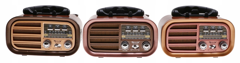 Radio PRZENOŚNE Retro SOLAR Bluetooth MP3 USB