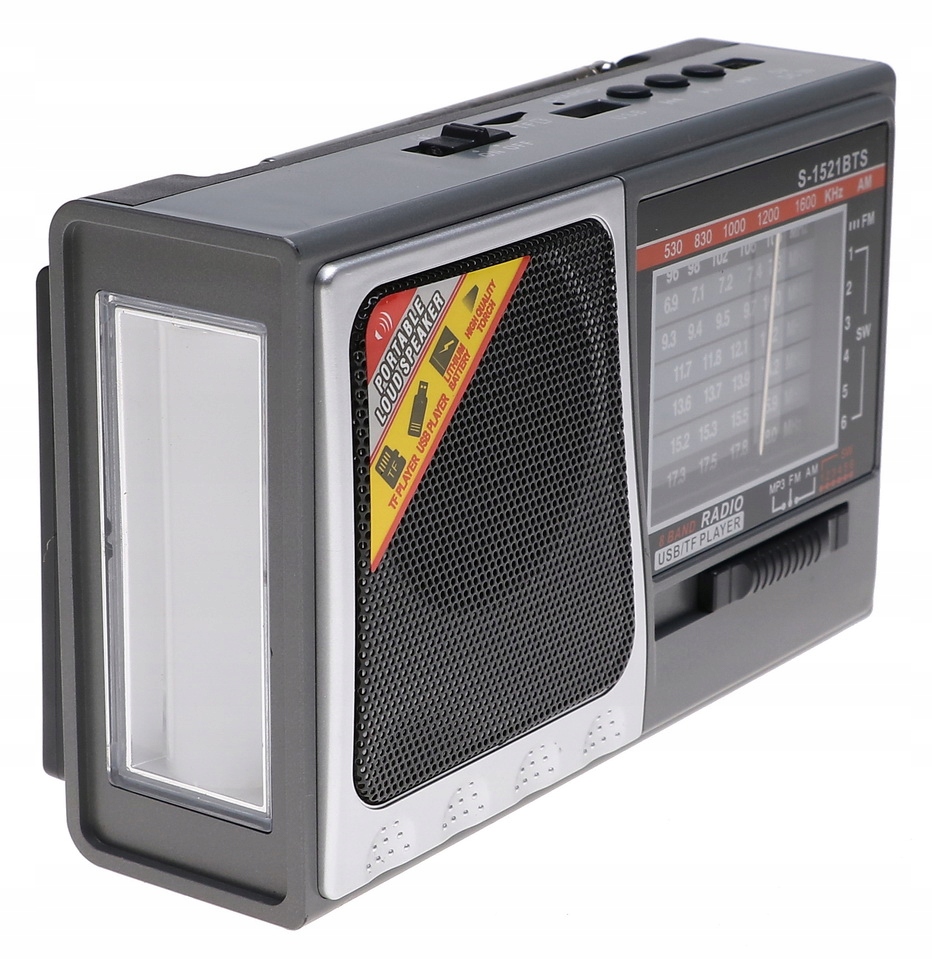 Radio PRZENOŚNE Głośnik Latarka Bluetooth SOLAR