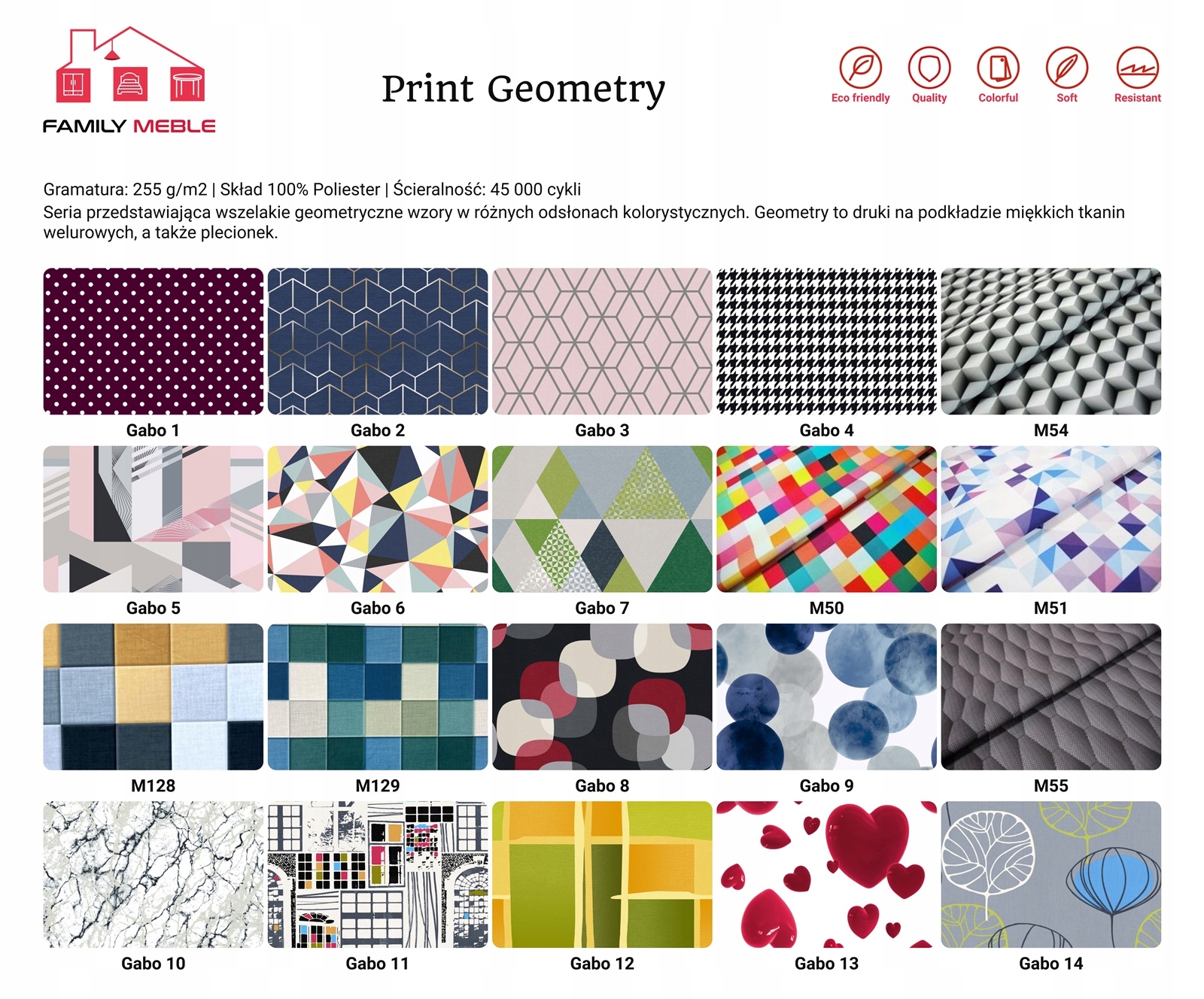 Fotel uszak ARI PRINT skandynawski  patchwork czarno biały