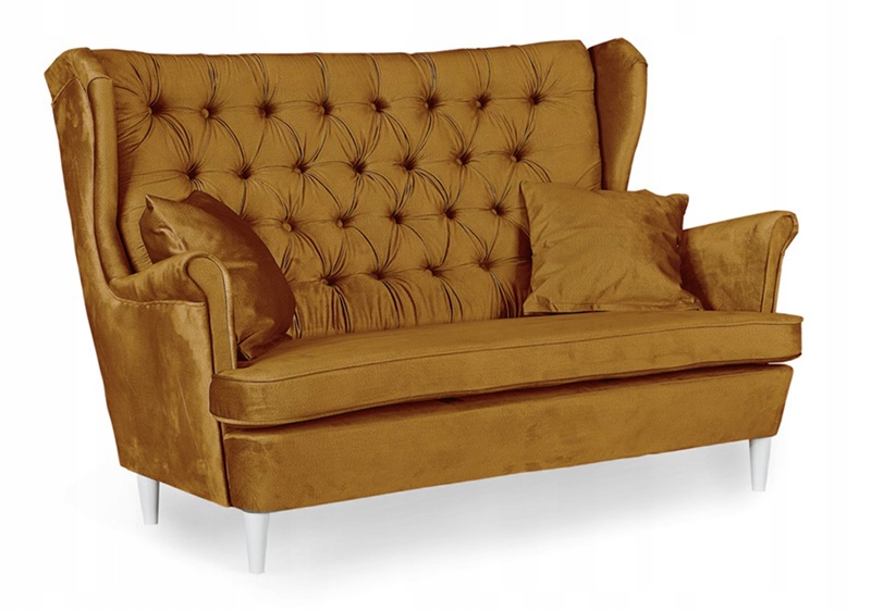 Zestaw wypoczynkowy mebli uszak Gaja sofa fotele skandynawskie