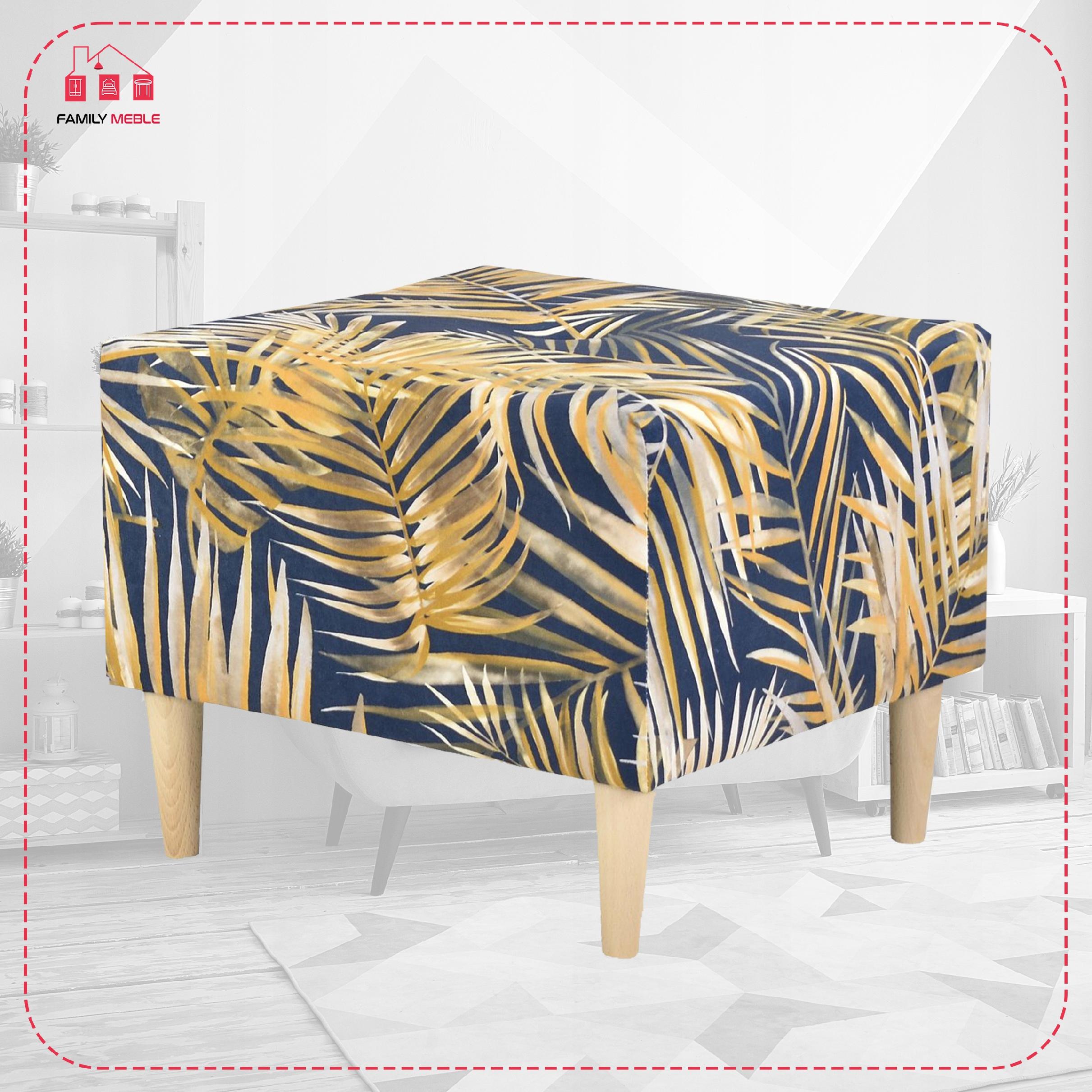 Pufa puf podnóżek siedzisko Ari Print