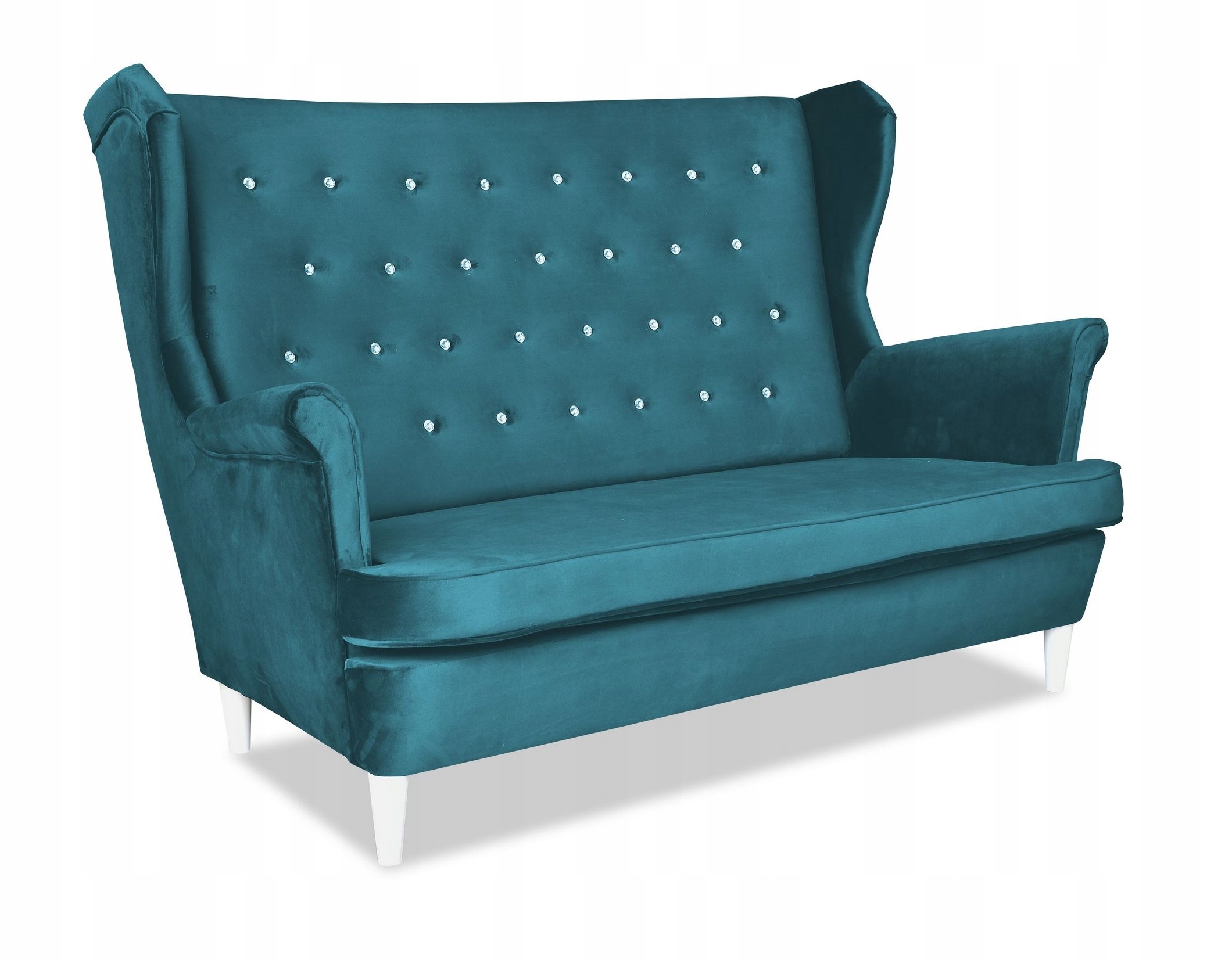 Zestaw wypoczynkowy mebli uszak Diana sofa fotele skandynawskie