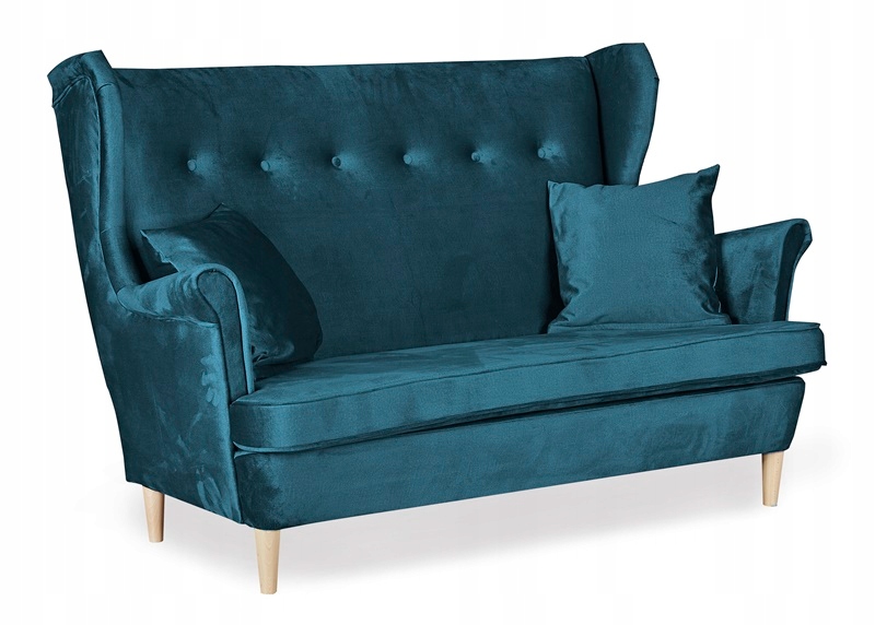 Zestaw wypoczynkowy mebli uszak Ari sofa fotele pufy  komplet