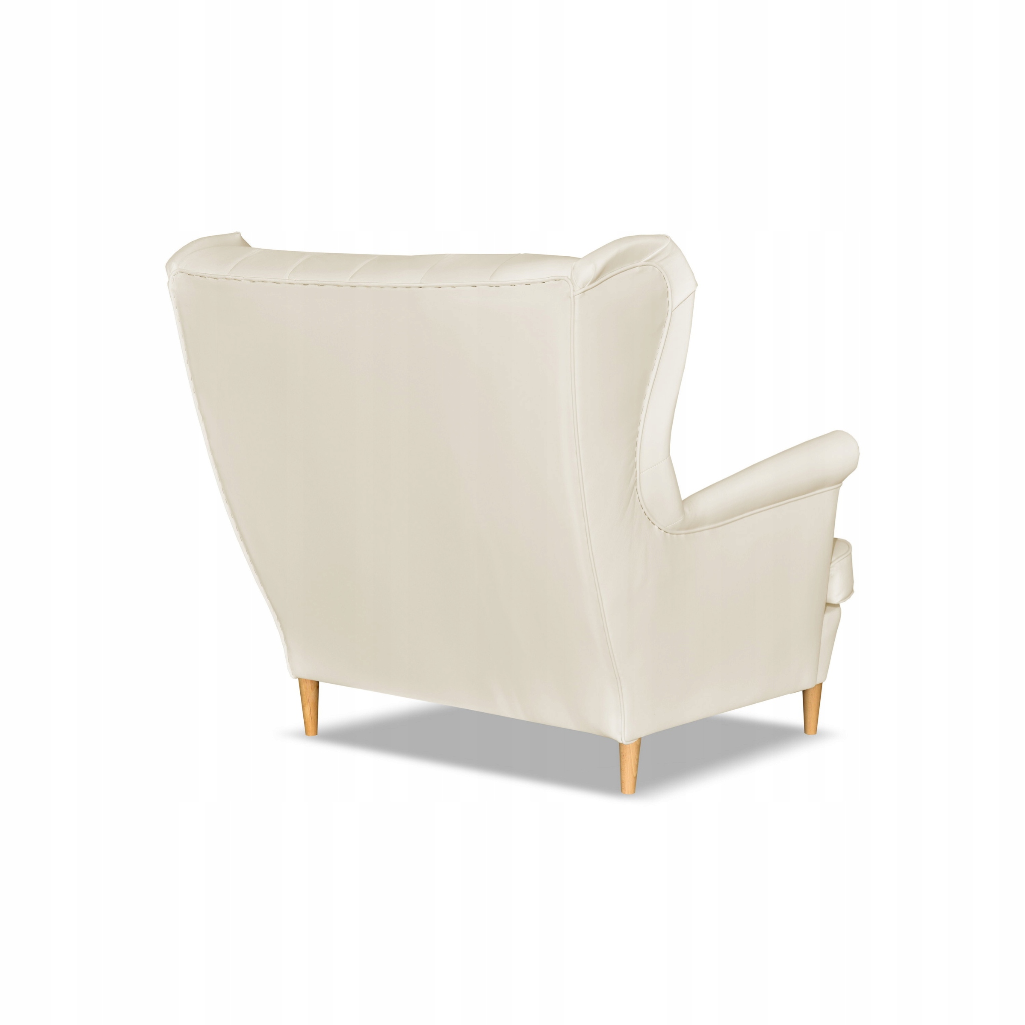 Sofa kanapa uszak Gaja ekoskóra skandynawska beżowa