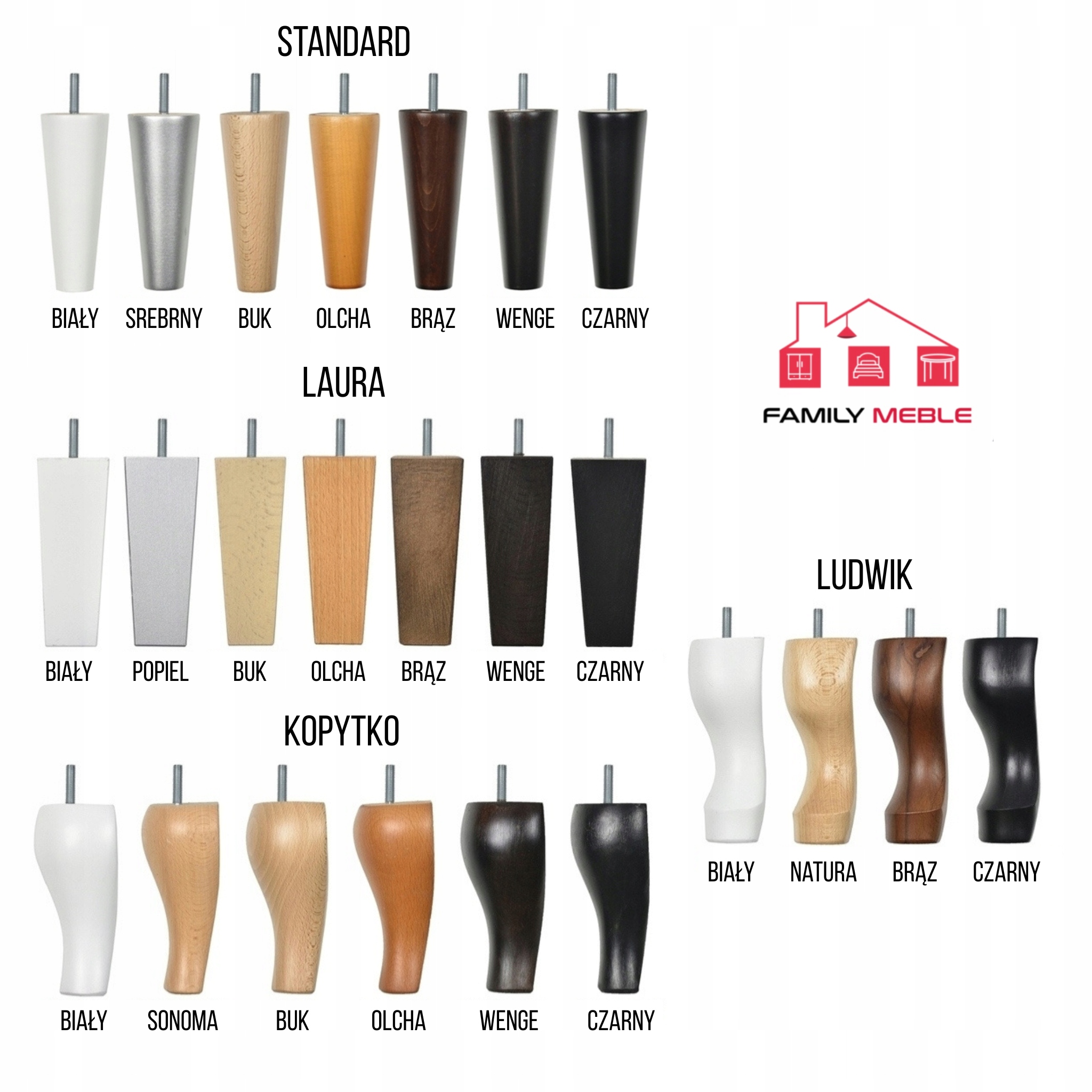 Zestaw uszak Gaja ekoskóra skaj sofa fotele ciemny brąz