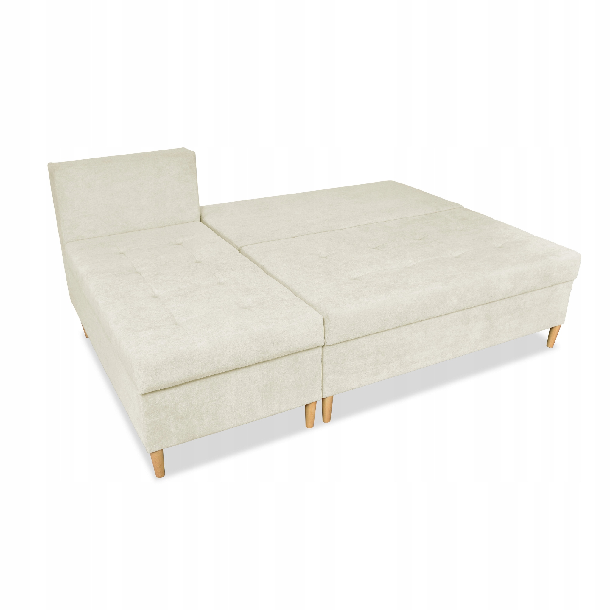 Narożnik Wigo rozkładany z funkcją spania  welur beżowy