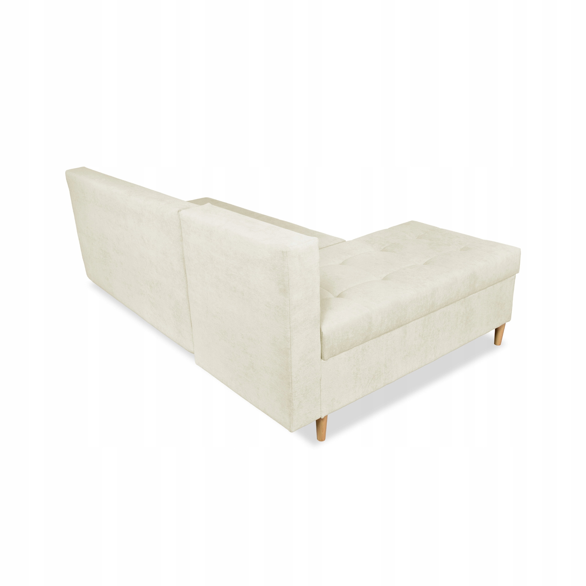 Narożnik Wigo rozkładany z funkcją spania  welur beżowy