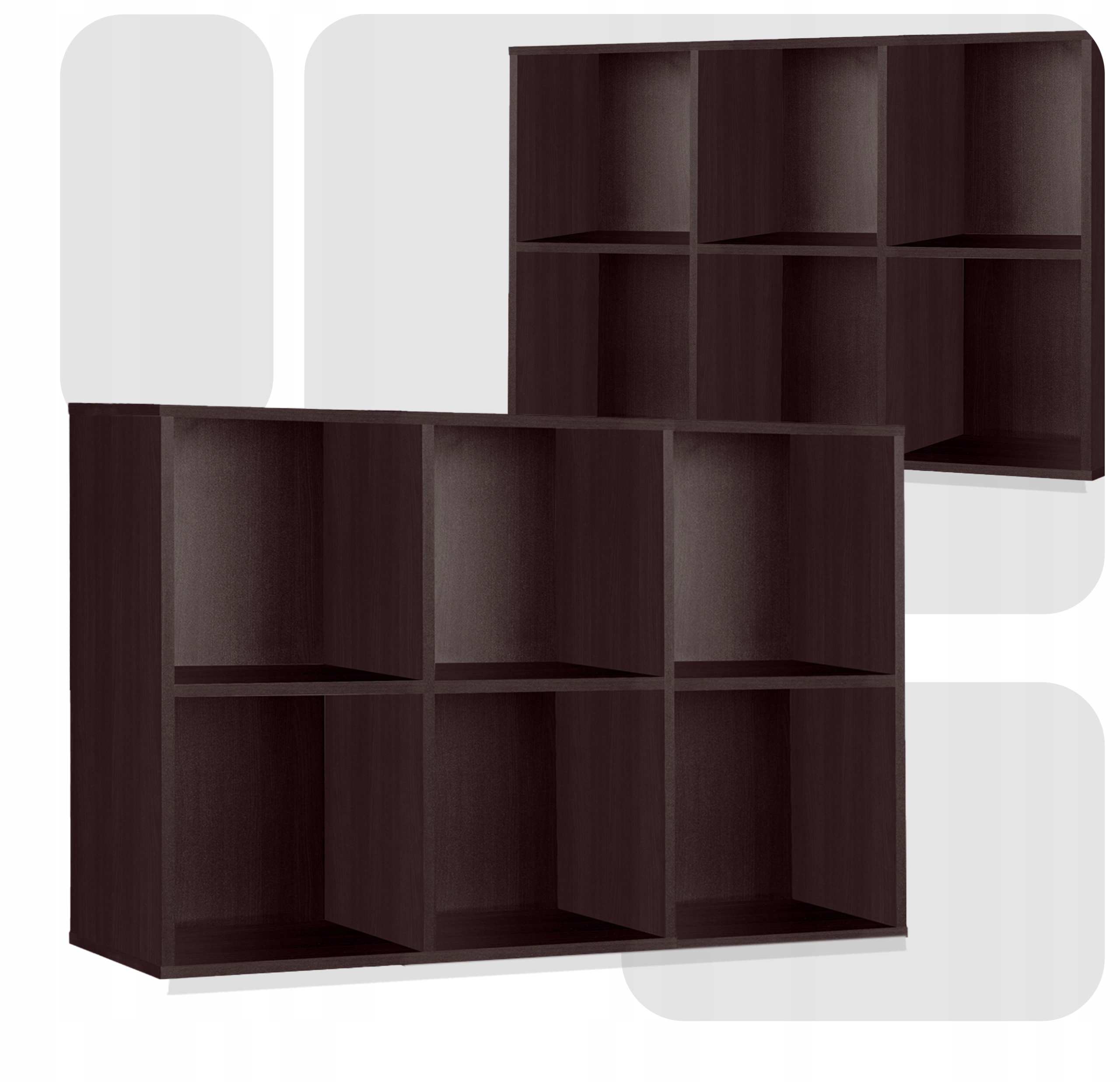 Regał półka organizer pojemnik stojak na płyty winylowe segregatory Cubo 5