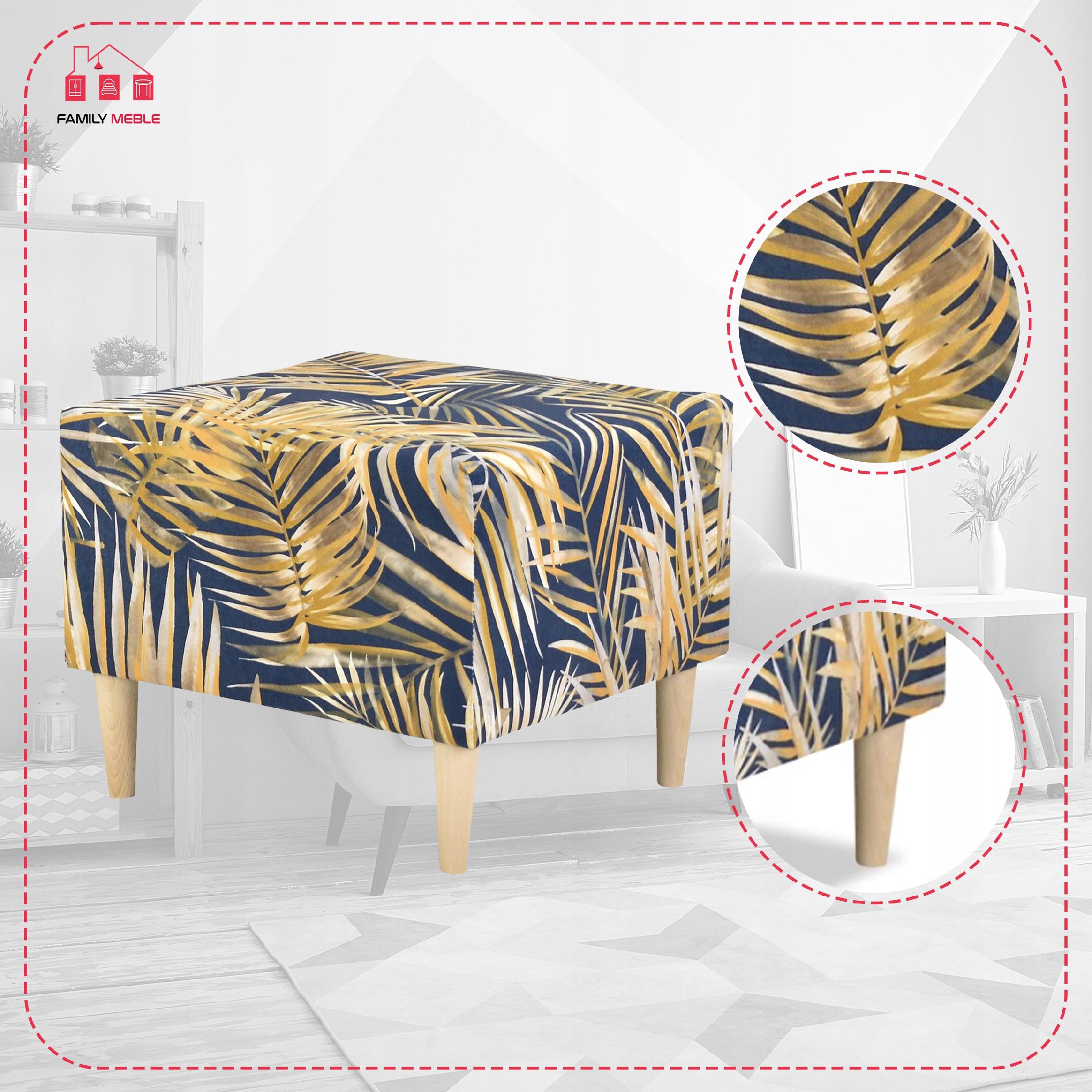 Pufa puf podnóżek siedzisko Ari Print