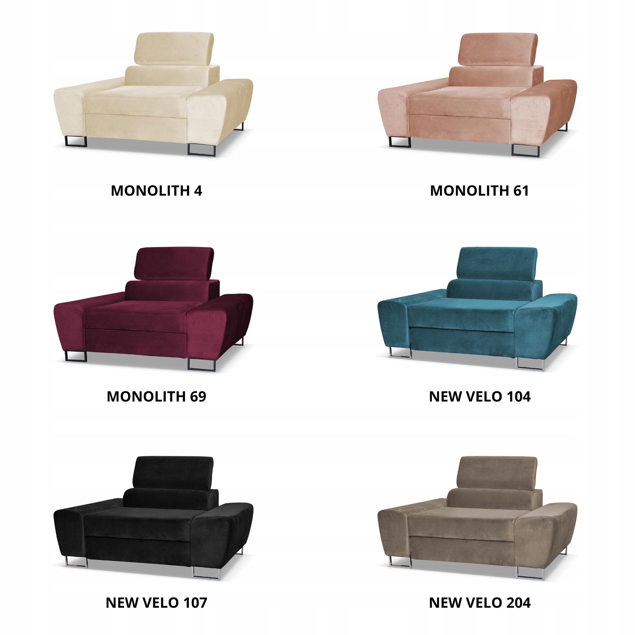 Zestaw mebli wypoczynkowych Bosso Sofa 3os fotele bordowe