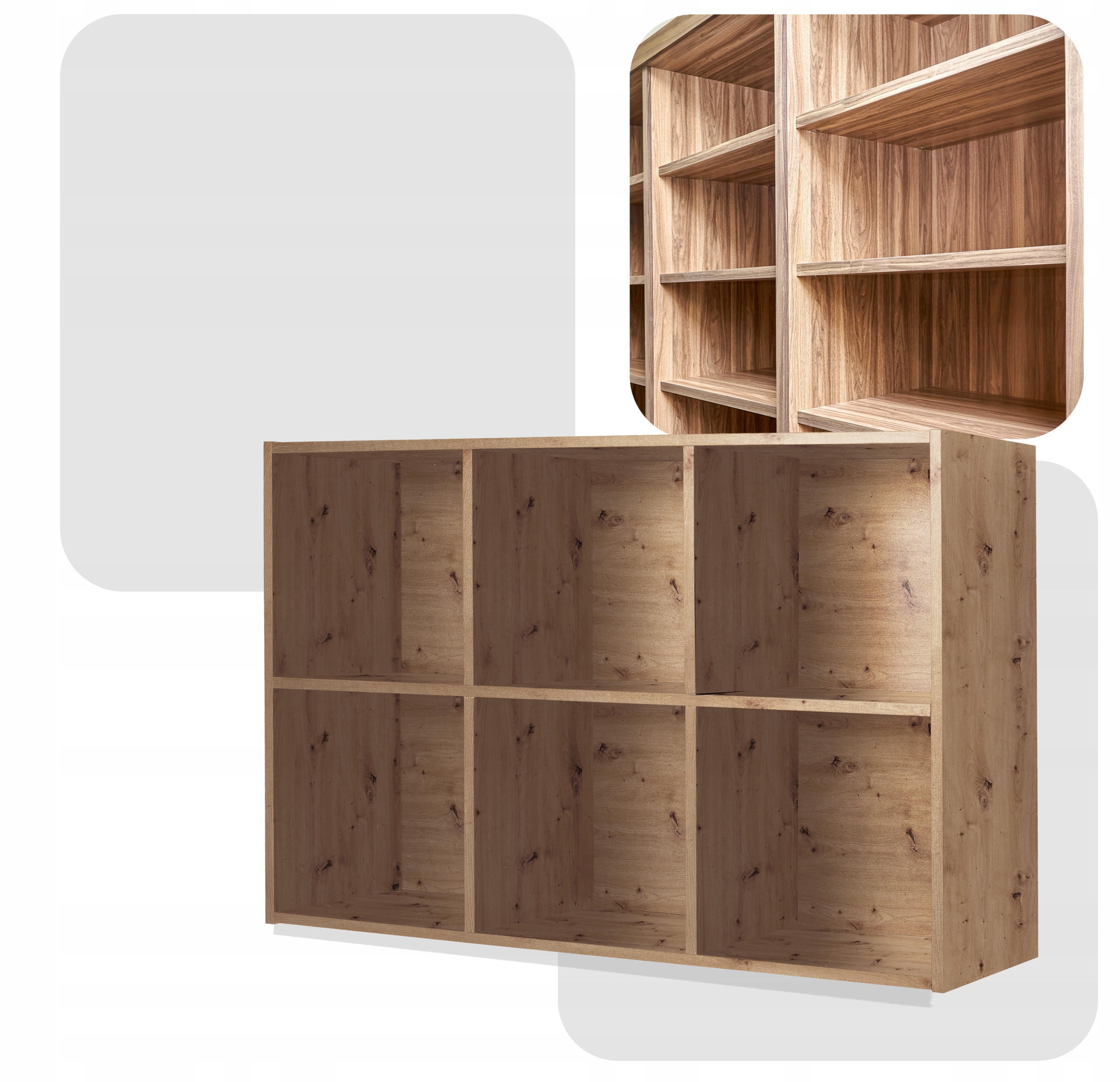 Regał półka organizer pojemnik stojak na płyty winylowe segregatory Cubo 5