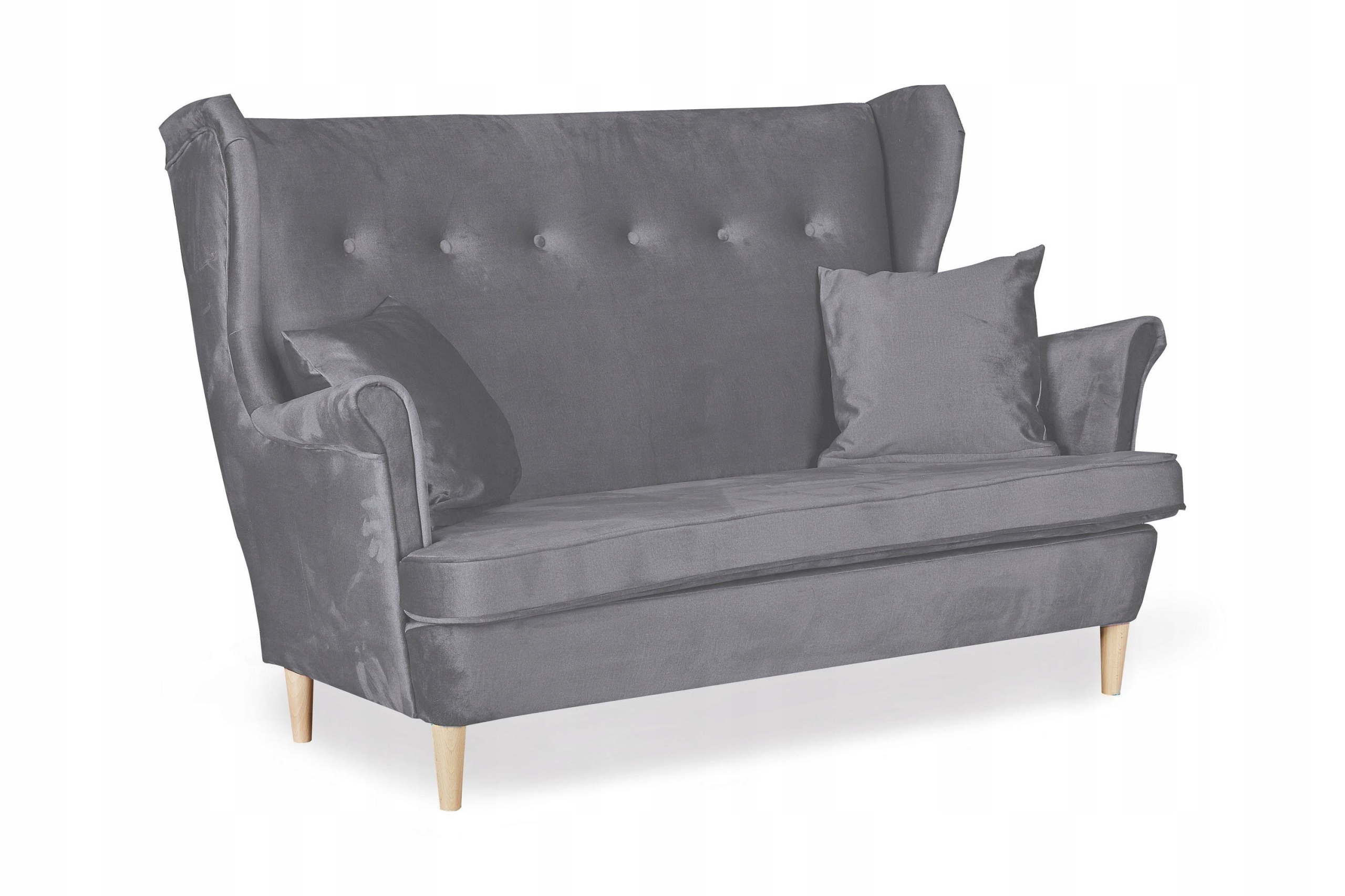 Zestaw wypoczynkowy mebli uszak Ari sofa fotele pufy  komplet