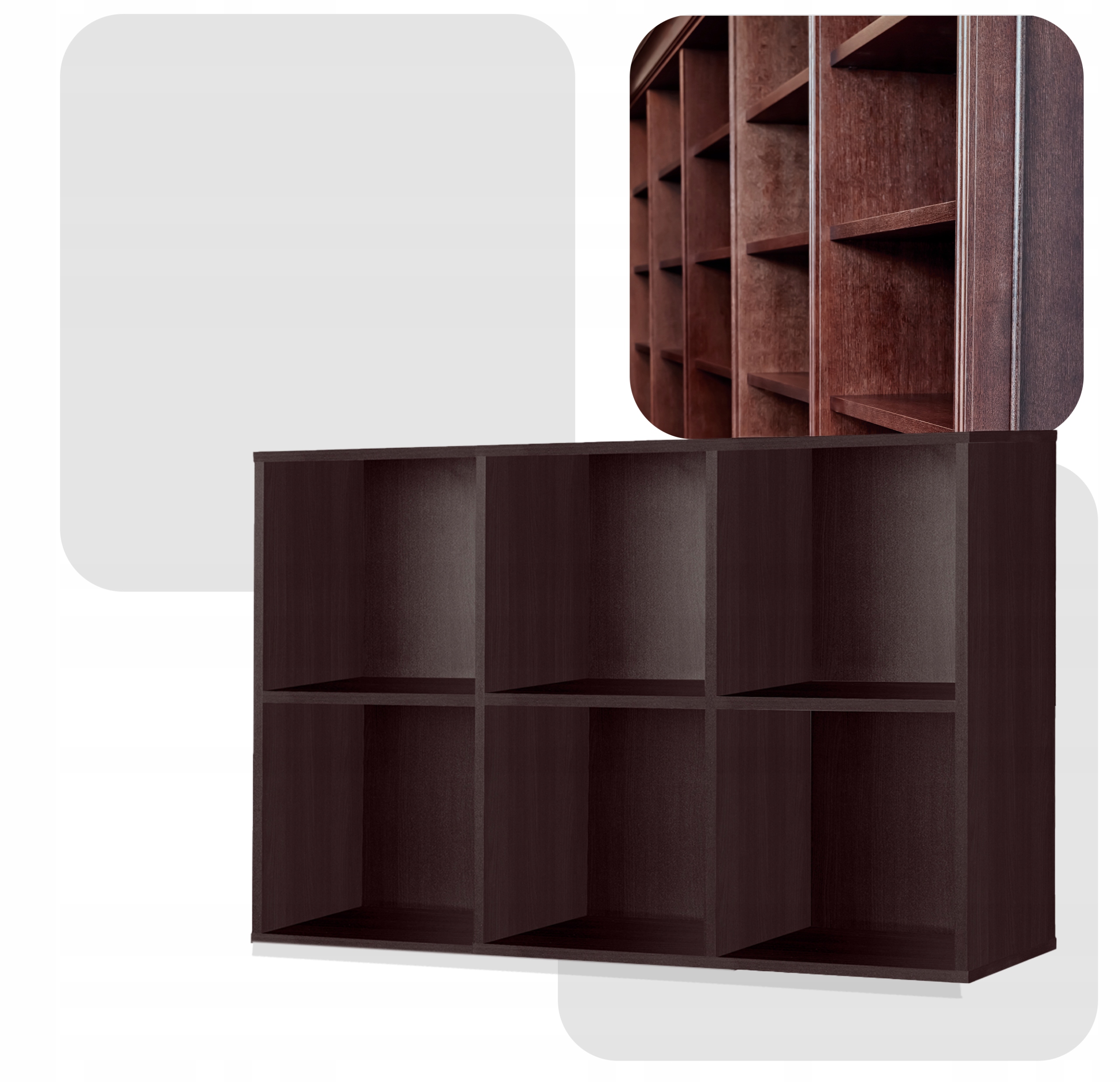 Regał półka organizer pojemnik stojak na płyty winylowe segregatory Cubo 5