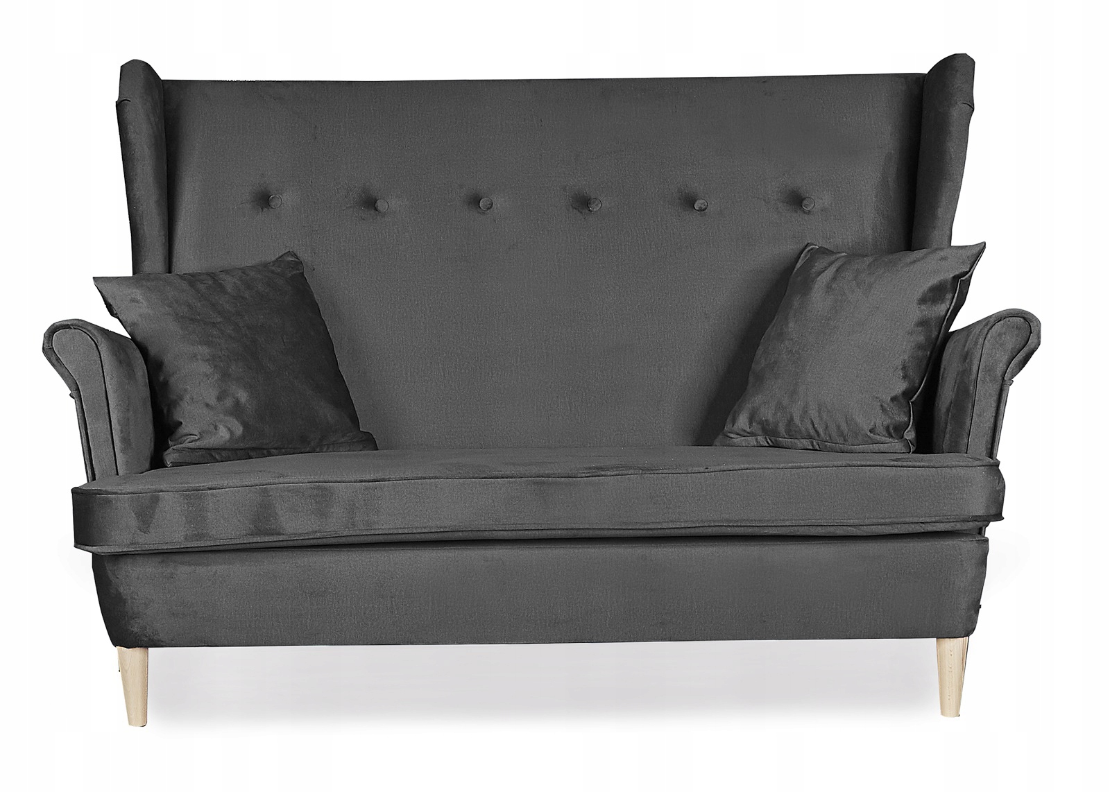 Zestaw wypoczynkowy mebli uszak Ari sofa fotele pufy  komplet