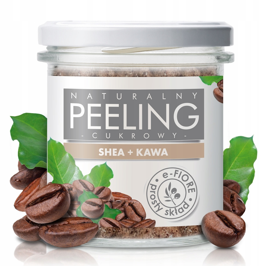 Peeling cukrowy KAWOWY e-Fiore
