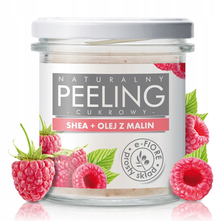 Peeling cukrowy malinowy Nasiona Malin