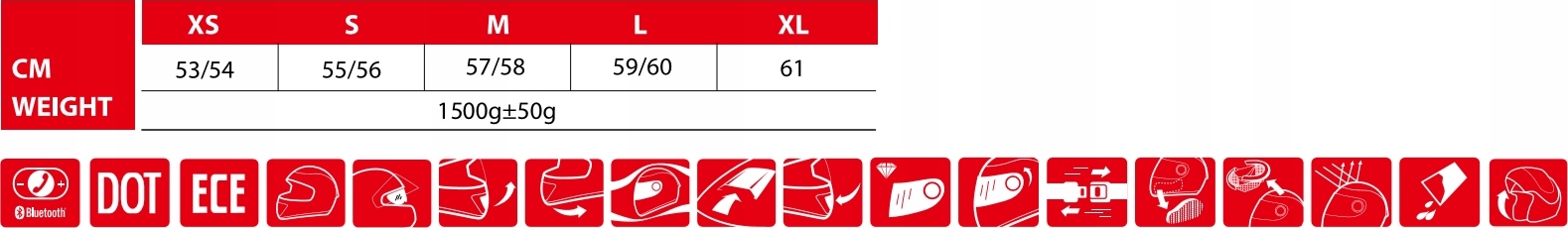 KASK MODUŁOWY VCAN V270 WHITE Rozmiar: M
