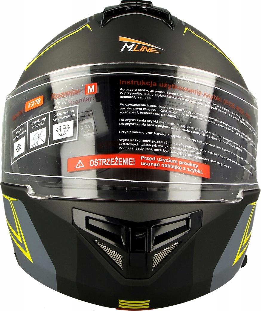 KASK MODUŁOWY VCAN V270 FUTURE YELLOW Rozmiar: L