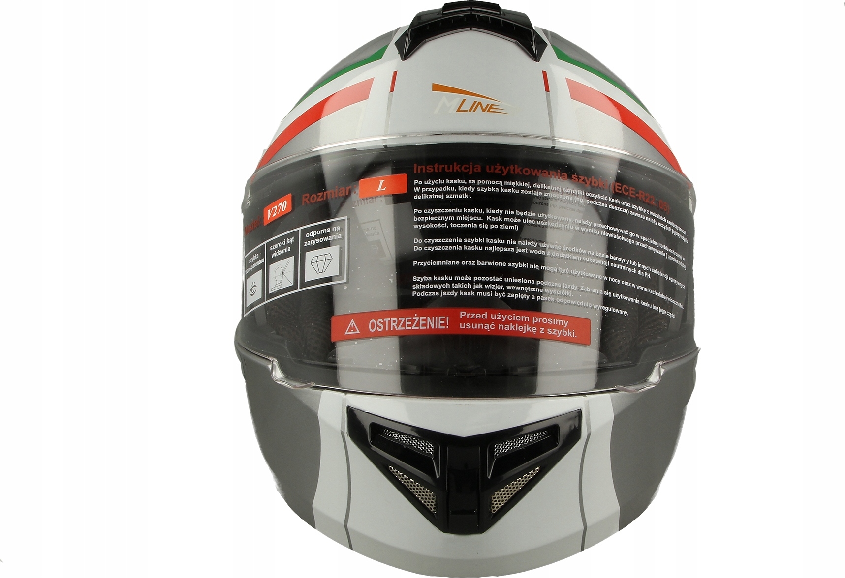 KASK MODUŁOWY VCAN V270 TRICOLOR Rozmiar: L