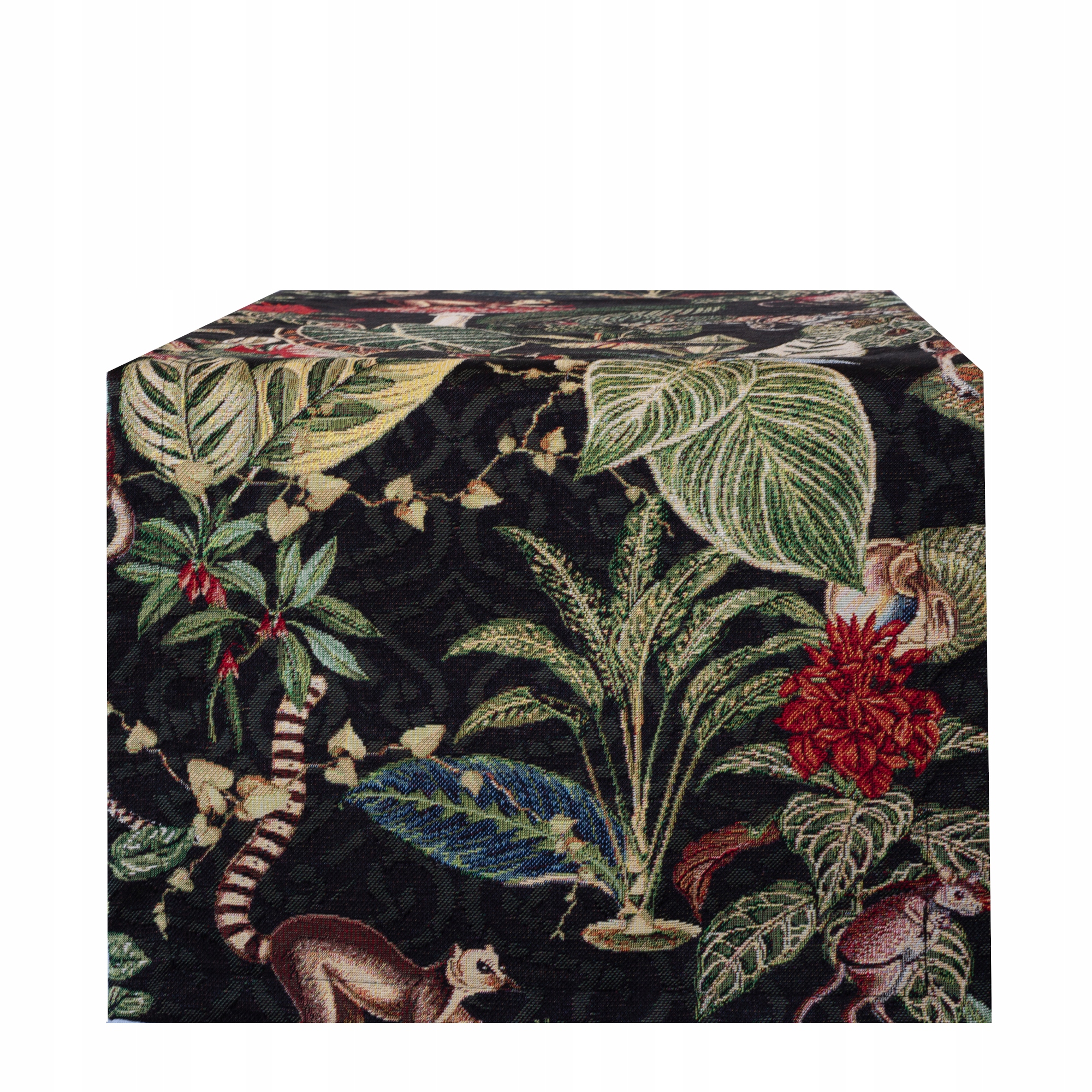 Bieżnik gobelinowy 260cm czarny zielony czerwony na stół dekoracyjny 2,6 m