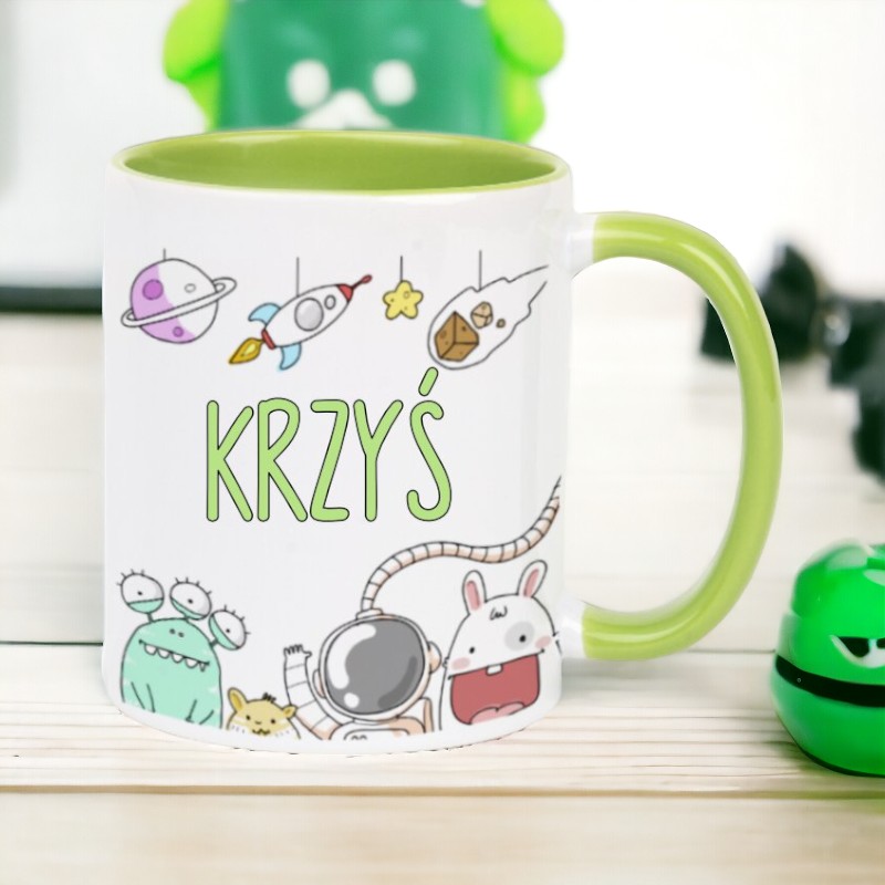 Kubek z nadrukiem zdjęcie grafika tekst logo prezent reklama Twój PROJEKT