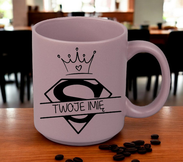 KUBEK PREZENT DLA DZIEWCZYNY KOLEŻANKI Z IMIENIEM URODZINY DZIEŃ KOBIET