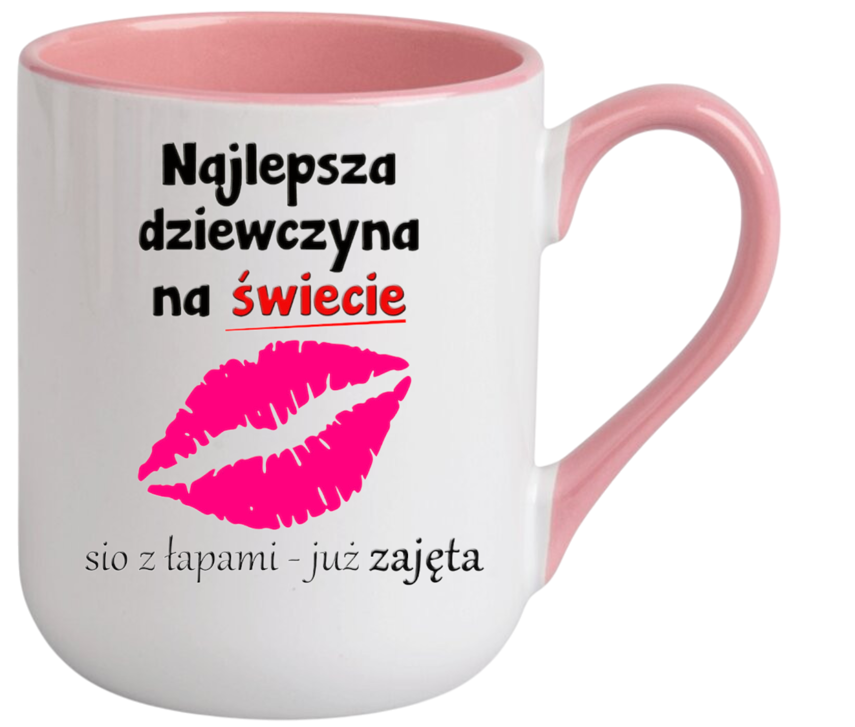 KUBEK Z NADRUKIEM PREZENT DLA KOLEŻANKI DZIEWCZYNY ŻONY MAMY DZIEŃ KOBIET