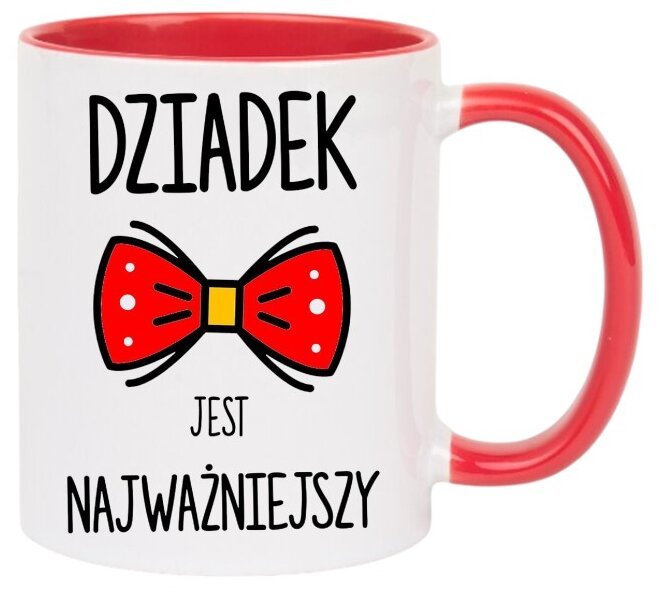 KUBEK Z NADRUKIEM ŚMIESZNY PREZENT DZIEŃ DZIADKA URODZINY IMIENINY DZIADEK