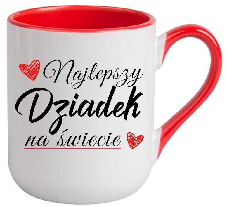 KUBEK Z NADRUKIEM ŚMIESZNY PREZENT DZIEŃ DZIADKA URODZINY IMIENINY DZIADEK