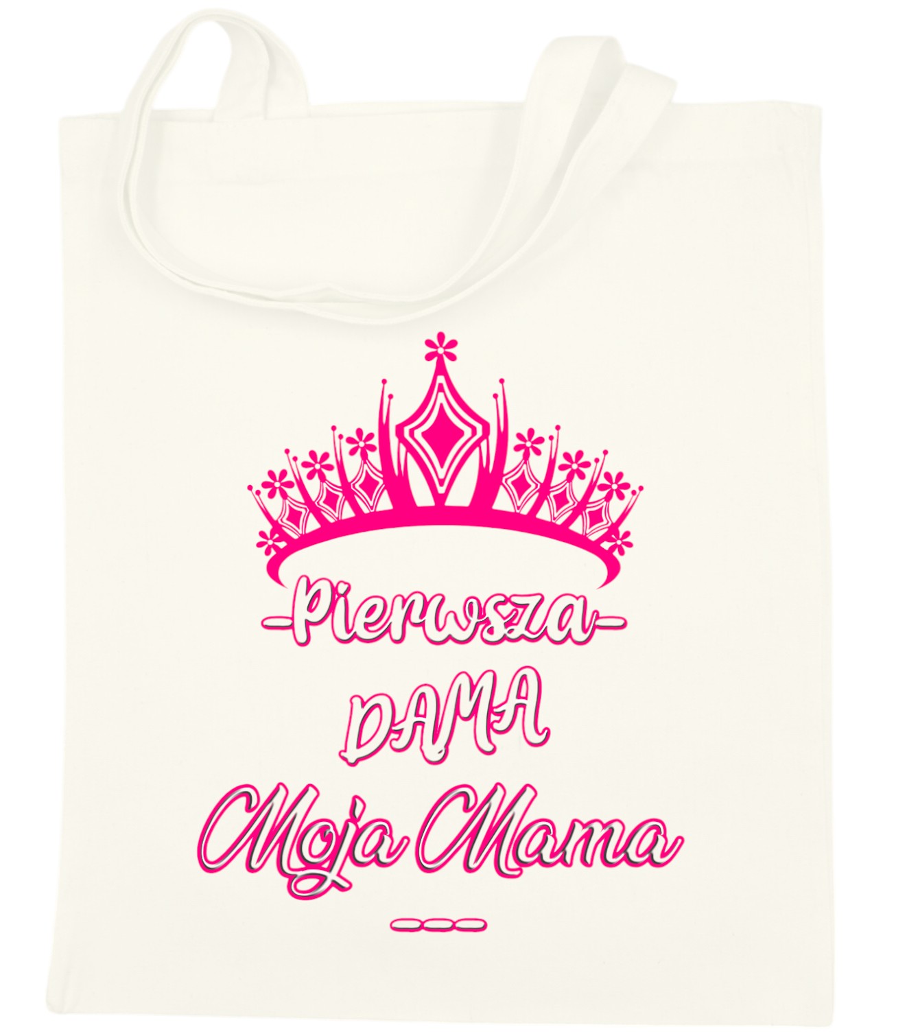 TORBA BAWEŁNIANA PREMIUM NA ZAKUPY Z NADRUKIEM PREZENT DLA MAMY WZORY
