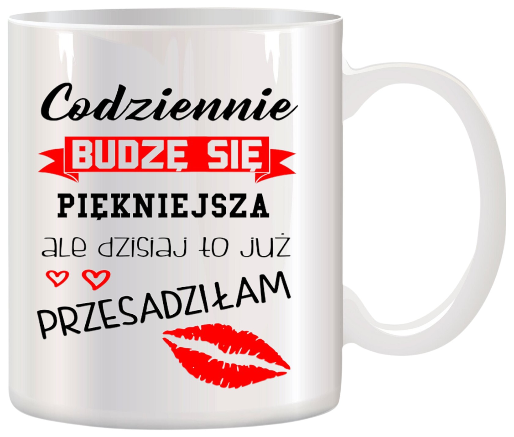 KUBEK Z NADRUKIEM DLA KOLEŻANKI DZIEWCZYNY ŻONY MAMY DZIEŃ KOBIET URODZINY